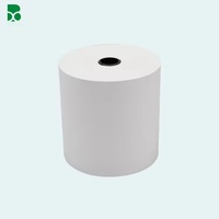 Kertas Thermal POS ATM Kualitas Tinggi Ukuran 80x80mm 50gsm Tahan Air, Tahan Minyak, Tahan Api untuk Mesin Kasir dan Penagihan