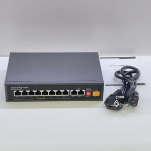 สวิตช์ Ai PoE จากโรงงาน 10/100Mbps 8PoE + 3 Gigabit Uplink สำหรับระบบกล้องวงจรปิดและเครือข่ายธุรกิจ - Product Image 3
