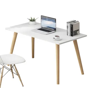 Scrivania portatile per la casa di studio e di lavoro con 2 cassetti tavolo del computer