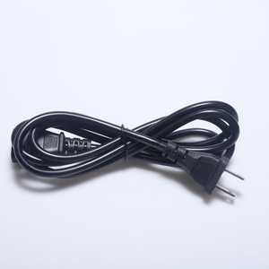 Nhật Bản 2 pin cắ<span class=keywords><strong>m</strong></span> <span class=keywords><strong>m</strong></span>áy tính xách tay <span class=keywords><strong>m</strong></span>àu đen cáp điện <span class=keywords><strong>m</strong></span>áy tính Nhật Bản C13 AC dây điện <span class=keywords><strong>m</strong></span>ở rộng - Product Image 1