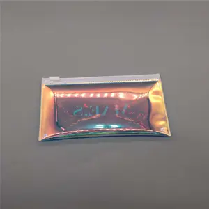 LOGO Custom Casual Shiny Holographic Handbag Laser Iridescent Tote Bag Hologram Rainbow Bag