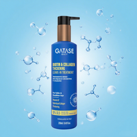 Traitement capillaire sans rinçage à la biotine (Vitamine B7) 250ml pour épaissir et volumiser les cheveux fins et clairsemés