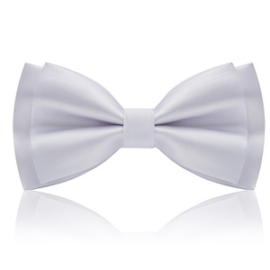 Pajarita de boda para hombre con patrón de color sólido, <span class=keywords><strong>traje</strong></span> de padrino de poliéster a la moda en negro, rojo, <span class=keywords><strong>azul</strong></span> para banquetes y Bodas de <span class=keywords><strong>novio</strong></span> - Product Image 6
