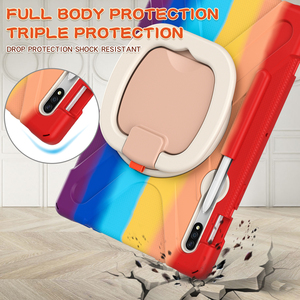 Heave Duty Custodia Antiurto Per <span class=keywords><strong>Samsung</strong></span> <span class=keywords><strong>Galaxy</strong></span> <span class=keywords><strong>S7</strong></span> 11 Pollici T870 T875 T878 Defender Arcobaleno Del Basamento di Bambini <span class=keywords><strong>Tablet</strong></span> Copertura - Product Image 4