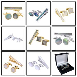 Pdany mới nhất tie clip Khuy măng sét Mens đồ trang sức thời trang 3D tùy chỉnh in tùy chỉnh logo hỗ trợ Khuy măng sét Tie Bar Tai Clip Pin cho nam giới - Product Image 5