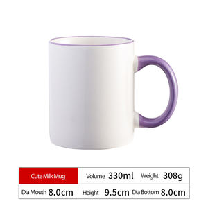 Personalizzato il tuo design qualità ceramica <span class=keywords><strong>divertente</strong></span> regalo <span class=keywords><strong>tazza</strong></span> di <span class=keywords><strong>caffè</strong></span> festa di compleanno 11oz <span class=keywords><strong>tazza</strong></span> in ceramica con manico colorato - Product Image 5