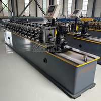 Machine de formage à rouleaux pour profilés en acier en forme de chapeau avec système de contrôle Delta PLC