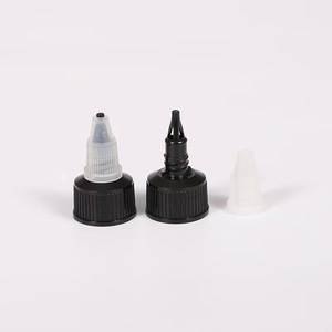 <span class=keywords><strong>Bouchon</strong></span> de buse torsadé noir 20mm 24mm 28mm bouteille 20-410 24-410 28-410 capuchon de bec de traitement de finition de cou - Product Image 4