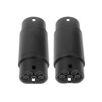 Adaptateur GBT vers Type 2 IEC 621962 DC pour chargeur de véhicule électrique, convertisseur de prise 32A, indice de protection IP55, pour véhicules électriques européens