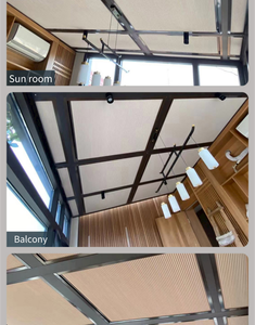 סקיילייט סלולרי גוונים אלחוטיים האפלה חלונות גג לחדר הבית כהה תריסי חלת דבש לדלתות - Product Image 4