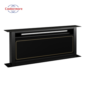 <span class=keywords><strong>Campana</strong></span> <span class=keywords><strong>extractora</strong></span> negra de <span class=keywords><strong>90cm</strong></span> con extractor de corriente descendente de vidrio templado de succión silenciosa para el hogar, cocina, <span class=keywords><strong>campana</strong></span> <span class=keywords><strong>extractora</strong></span> para el hogar - Product Image 1