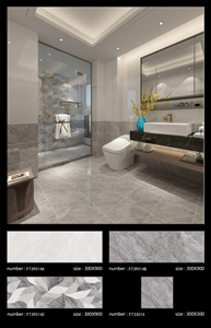 Azulejos de Cerámica de 300x900 mm, Estilo Arabia Saudita, Azulejos de Cerámica de Mármol Gris Alaska, Imitación de Ladrillo para Pared Interior de 30x60 - Product Image 5