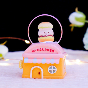 Nuevas mini bolas de cristal decorativas para restaurantes Piggy Burger, bolas de vidrio luminosas creativas, regalos decorativos para áreas turísticas - Product Image 3