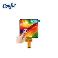 5 inç 720*720 IPS LCD Dokunmatik Ekran Kare Raspi Havacılık Uçuş Simülatörü Metre Kontrol Paneli Ekran MIPI Sürücü Kartı