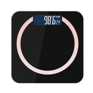 Pèse-personne numérique portable pour salle de bain, capacité 180 kg, alimenté par piles - Product Image 2