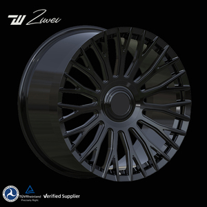 Cerchi di Lusso Americani ZW Heritage Black Monoblock 17x11 <span class=keywords><strong>Taycan</strong></span> 21 20 5x130 22 per Porsche, Cerchi in Lega Forgiati Personalizzati da 19 Pollici - Product Image 1