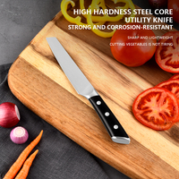 Manche en bois 3Cr 5Cr acier inoxydable à haute teneur en carbone cuisine viande légumes fruits Chef s couteau utilitaire