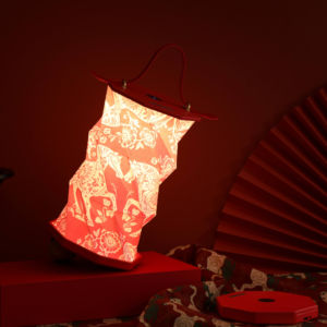 2026 Chinees Nieuwjaar Paardontwerp Opvouwbare Papieren Lamp Met Handvat Aanraakbediening En Dimbare Functies - Product Image 4