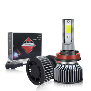 QideWin F2 Car <b>Led</b> <b>Headlight</b> H4 Cob 6000K White Light High Brightness For General Vehicles - Product Image 5