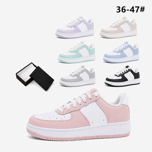 Zapatillas Deportivas Casuales Transpirables de Caña Baja, Unisex, con Parte Superior de Cuero, Suela Plana Antideslizante, para Caminar a Diario - Product Image 4