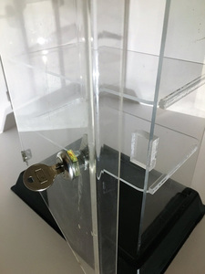 4 compartimentos Vintage transparente <span class=keywords><strong>Zippo</strong></span> encendedor vitrina con cerradura y llave - Product Image 4