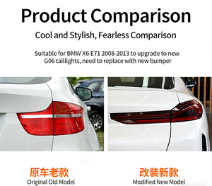 X6 E71/F16 for Rear <b>Tail</b> Lights LED Conversion Kit-Clear Lens New High Quality <b>Plug</b> Play 4-Piece 12V Installation 6000K 6000 lm - Product Image 4