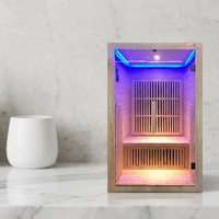 Sauna infrarouge intérieur de luxe pour 1 personne, spectre complet