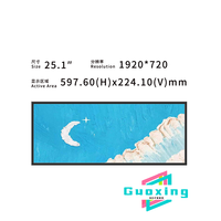 Module d'affichage LCD ultra-large étiré personnalisé de 25,5 pouces 1920x810 500 nits, écran haute résolution LVDS