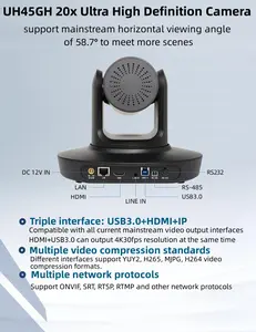 4k sdi dispositivos de rede ptz 4k ndi videoconferência ptz transmissão 4k câmera ptz ndi uhd câmera para transmissão ao vivo