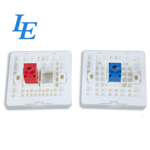 Competitive price wall Outlet Data keystone with 1 2 <b>Ports</b> 86*86mm Type Network Faceplate - Product Image 5