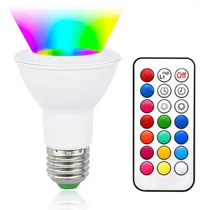 קישוטי חכם 9W Dimmable B22 E27 מצב רוח תאורה RGBWW צבע שינוי שלט רחוק מנורת Led הנורה אורות
