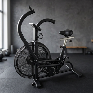 Bicicleta con ventilador resistente al viento y marco de manillar en forma de arco, equipo de ejercicio para quemar calorías y control de peso en el hogar - Product Image 3