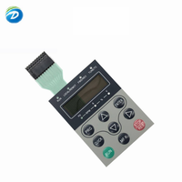 Deson PET PC Panel kustom tahan air Foil Keyboard Pcb membran sakelar Panel Keypad dengan Led