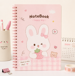 Carnets de luxe personnalisables A6 pour filles 2026, journaux vierges de voyage guidés 2027, personnalisés, en gros, à motifs de dessins animés - Product Image 2
