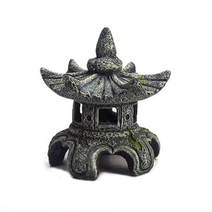 Groothandel Visaquarium Landschapsarchitectuur Ornamenten Hars Toren <span class=keywords><strong>Aquarium</strong></span> Decor - Product Image 5