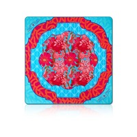 Tapis de Mahjong Anti-Choc Direct Usine, Antidérapant, Motif Drapeau Américain & Porcelaine Bleue, Coussin de Table Silencieux pour Tuiles, En Stock
