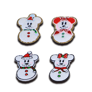 Parches bordados personalizados de chenilla con purpurina, diseño de logotipo grande, venta al por mayor, parches bordados - Product Image 3