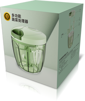 Babyvoedselprocessor 500ml handmatige trekkoordblender voor babyfruit- en groentepuree