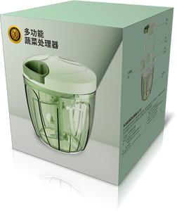 Processore per Alimenti per Neonati 500ml, Frullatore Manuale a Corda per Frutta e Verdura, Preparatore di Purè per Bambini - Product Image 2