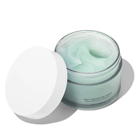 Pot en plastique PET mat givré de luxe de 15 ml, 50 ml, 100 ml, 1,67 fl.oz pour les soins de la peau, crème pour les yeux, crème pour le visage, masque facial