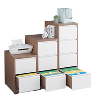 Archivador moderno de acero de 3 cajones YOUBAI con diseño plegable para uso escolar y hotelero ALMACENAMIENTO DE OFICINA COMERCIAL