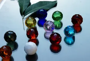 Cristal coloré boule à facettes en cristal lustre pièces MH-12757