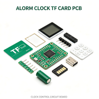Horloge Réveil Personnalisée avec Carte TF, Circuit Imprimé, Assemblage SMT PCBA pour Horloge Réveil Numérique, Module Lecteur Audio
