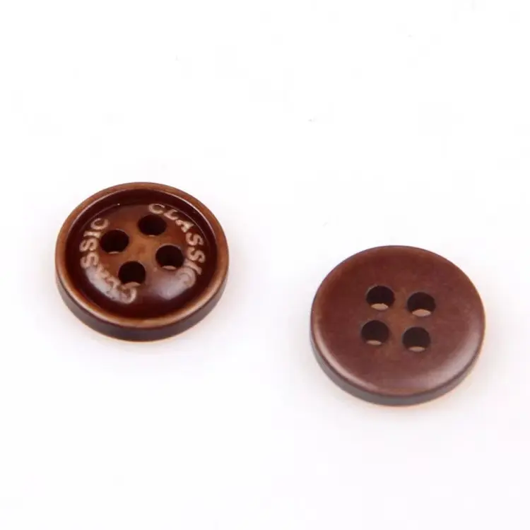 उच्च गुणवत्ता दौर कस्टम विभिन्न आकार परिधान सामान के लिए 4-छेद बटन शर्ट के बटन जींस