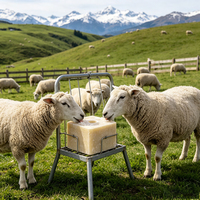 Sel pour bétail 99,9 % NaCl, qualité alimentaire, cristaux blancs pour la promotion de la croissance des bovins et des ovins