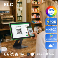 Tableta Android de 10.1 Pulgadas para Tiendas de Mascotas, para Escanear y Pagar, y para Mostrar Promociones, con Soporte de Alimentación PoE