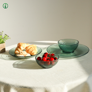 Set di Ciotole in Vetro Borosilicato Personalizzate con Logo Inciso al Laser, Stoviglie in Vetro per Cucina - Product Image 2