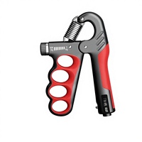 Agarrador Mecánico de Alta Resistencia para Fortalecimiento Muscular, Equipo de Fitness para el Hogar, 100 kg, Ajustable, con Mango Recto, para Dedos y Manos