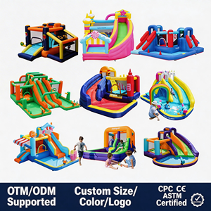 Château Gonflable Personnalisé en Tissu Oxford pour Enfants, Aire de Jeu de Jardin - Product Image 1