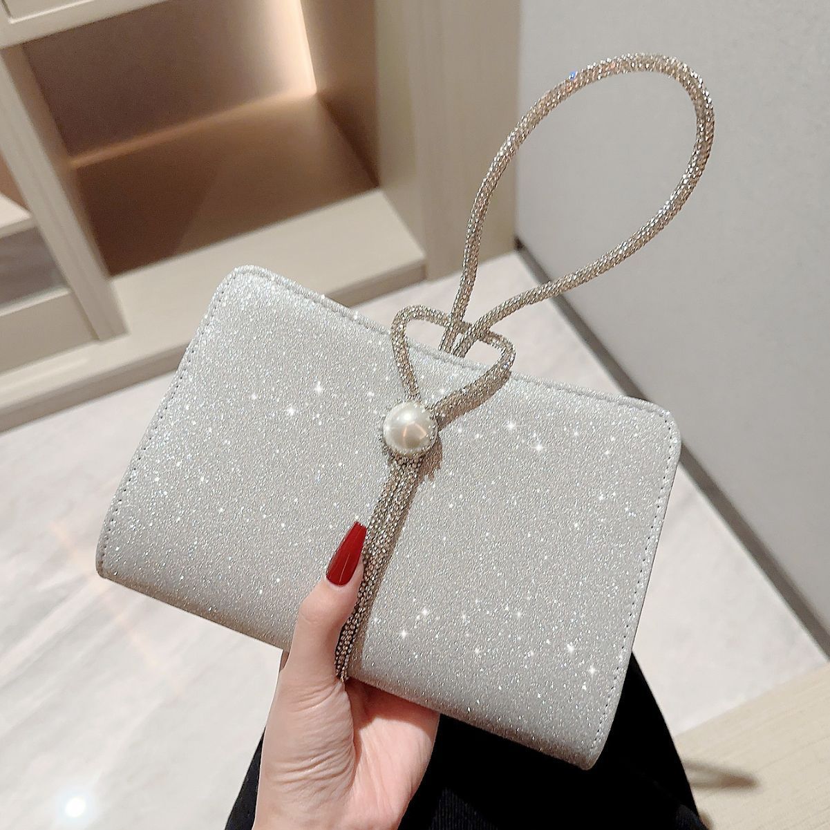 Purses And Handbags For Women Luxury Designer Rhinestone Clutch Purse Femme Crystal Crossbody Shoulder Bag Tote Bag Purse
